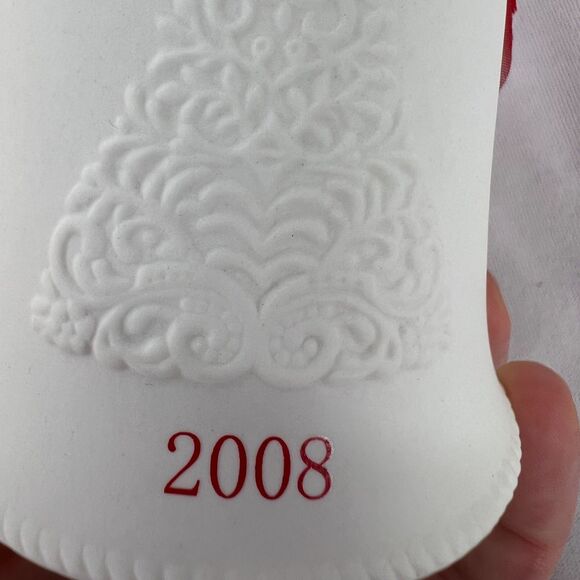 Hallmark 2008 Porcelain Bell ornament collectible holiday - Picture 3 of 5